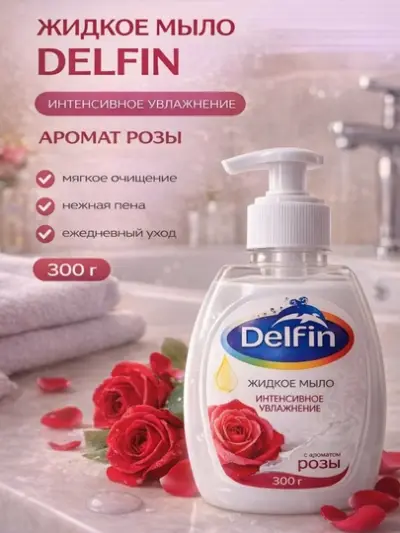 Жидкое мыло Delfin