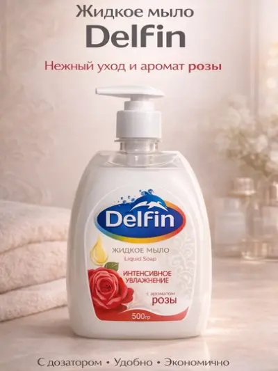Жидкое мыло Delfin 500 г